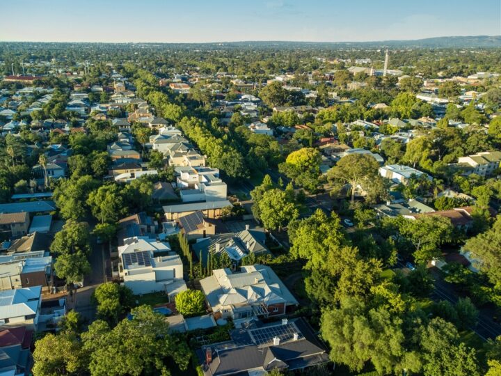 Aerial,View,Of,Eastern,Suburbs,In,Adelaide Adelaide housing suburbs